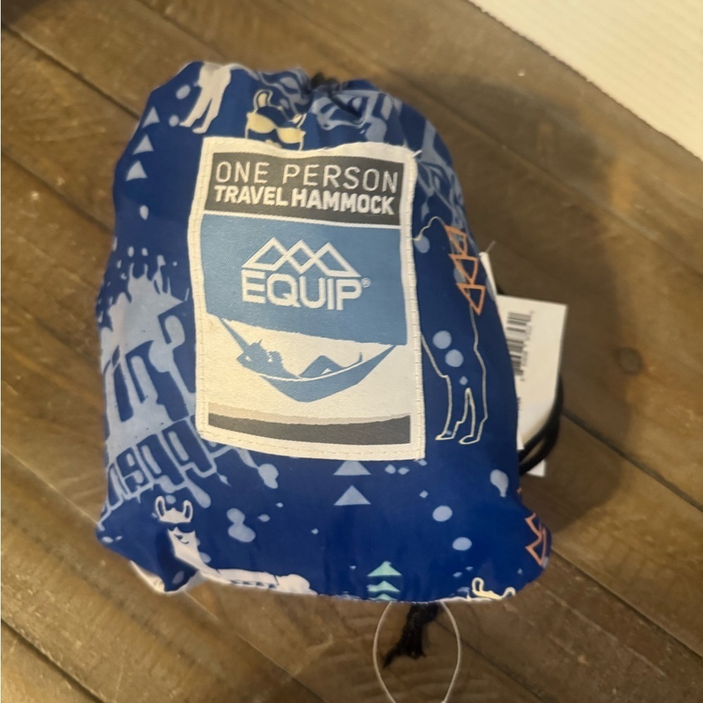 Equip Blue Travel Hammock